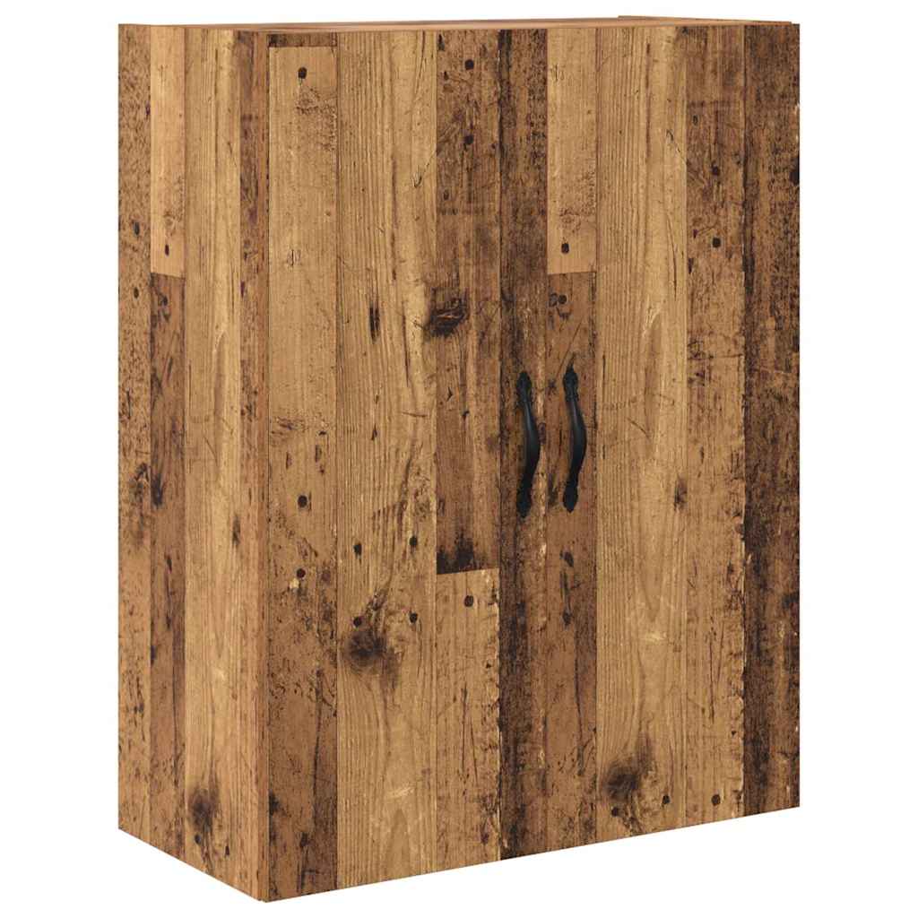 Highboard 2 stk. Gammelt træ 69,5 x 34 x 180 cm Konstrueret træ