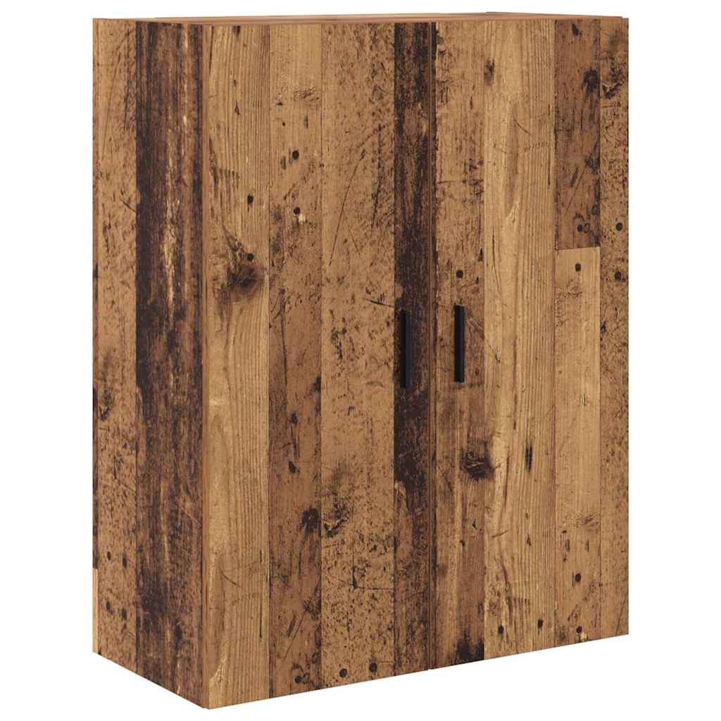 Highboard 2 stk. Gammelt træ 69,5 x 34 x 180 cm Konstrueret træ