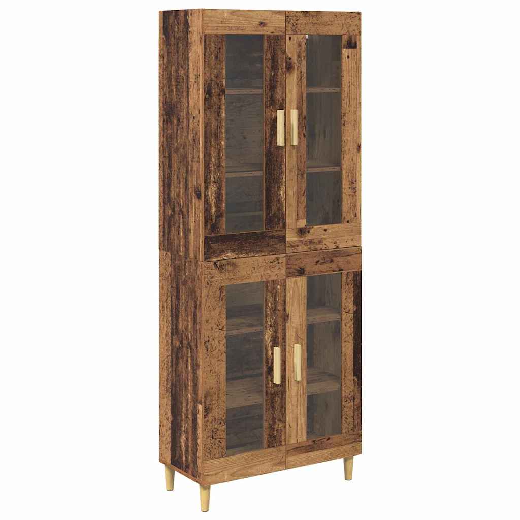 Highboard Gammelt træ 69,5 x 34 x 180 cm Konstrueret træ