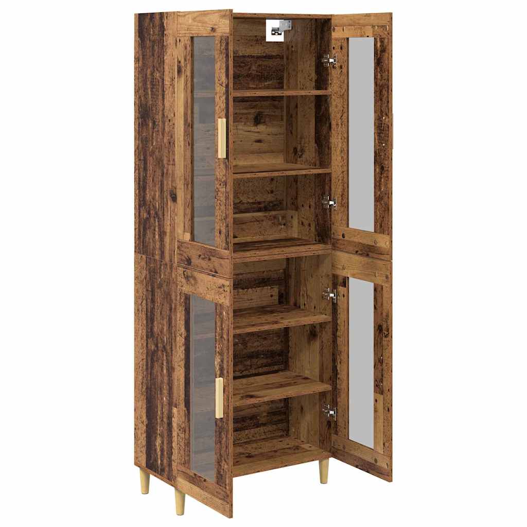 Highboard Gammelt træ 69,5 x 34 x 180 cm Konstrueret træ