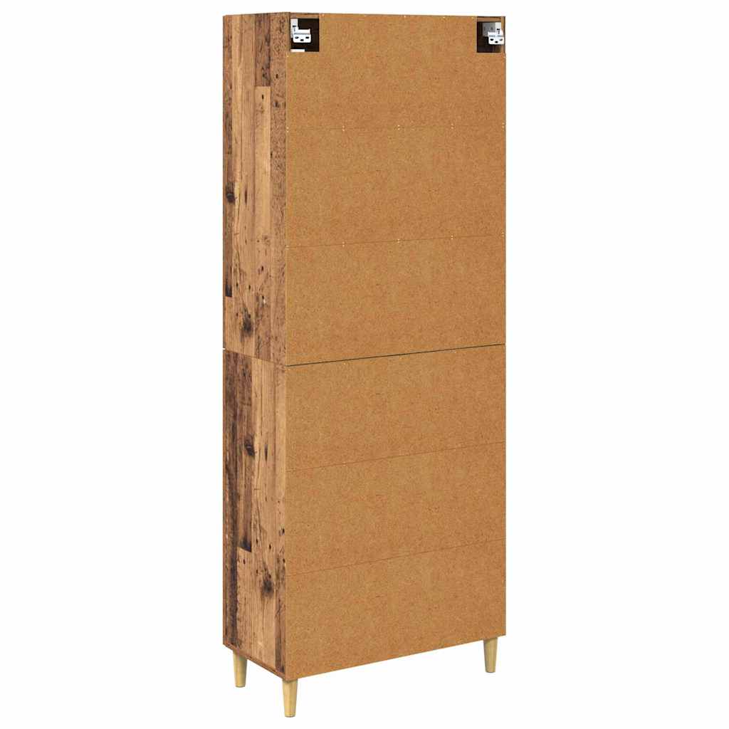 Highboard Gammelt træ 69,5 x 34 x 180 cm Konstrueret træ