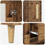 Highboard Gammelt træ 69,5 x 34 x 180 cm Konstrueret træ