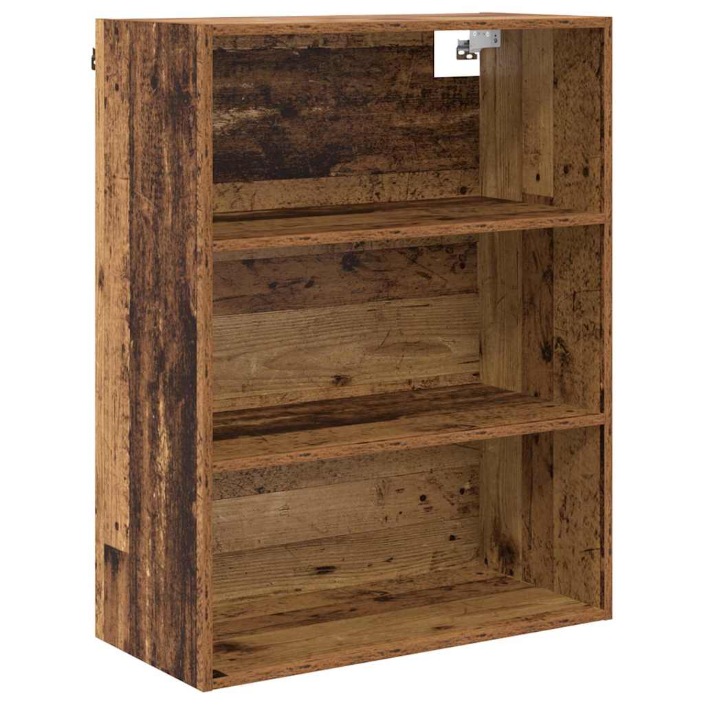 Highboard 2 stk. Gammelt træ 69,5 x 34 x 180 cm