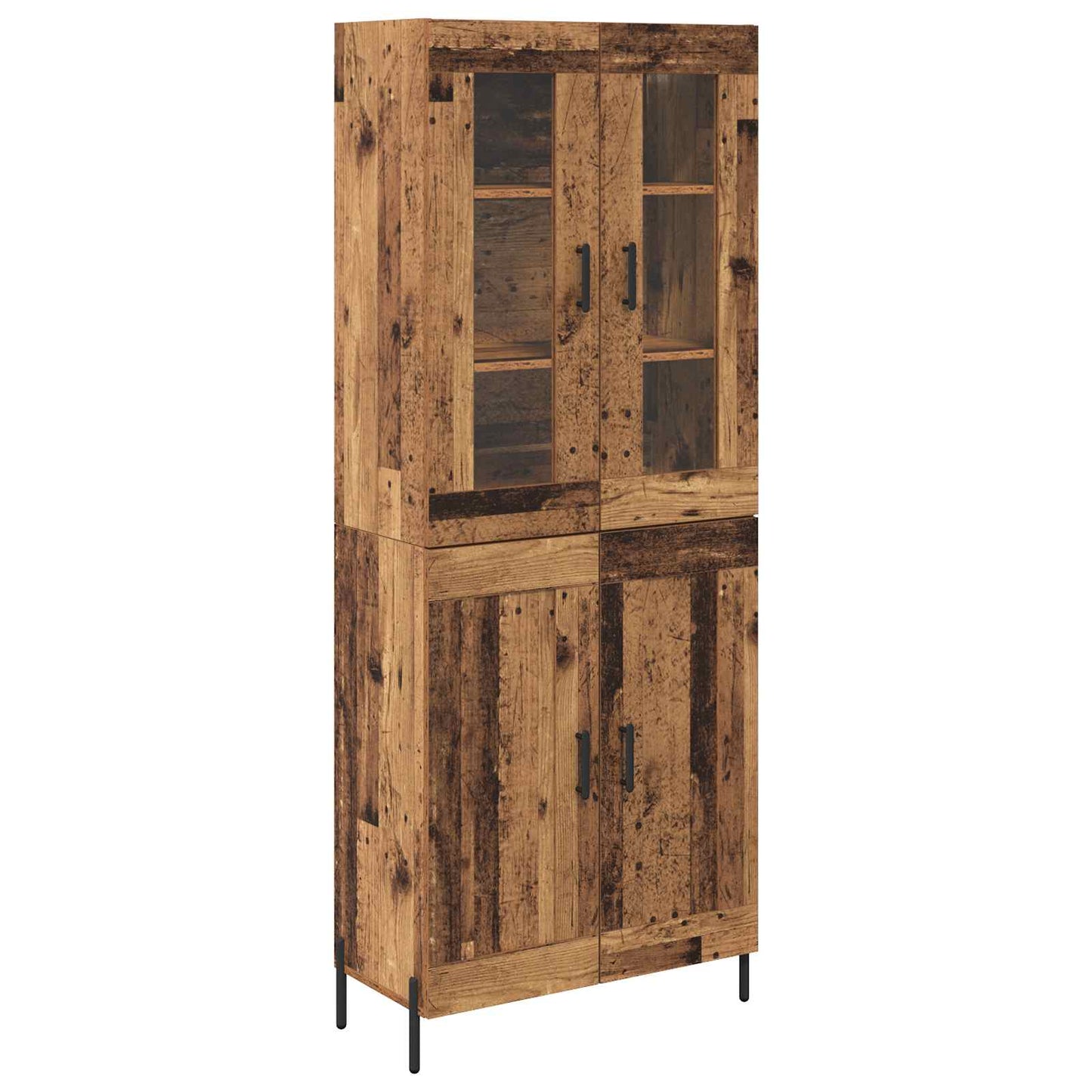Highboard Gammelt træ 69,5 x 34 x 180 cm Konstrueret træ