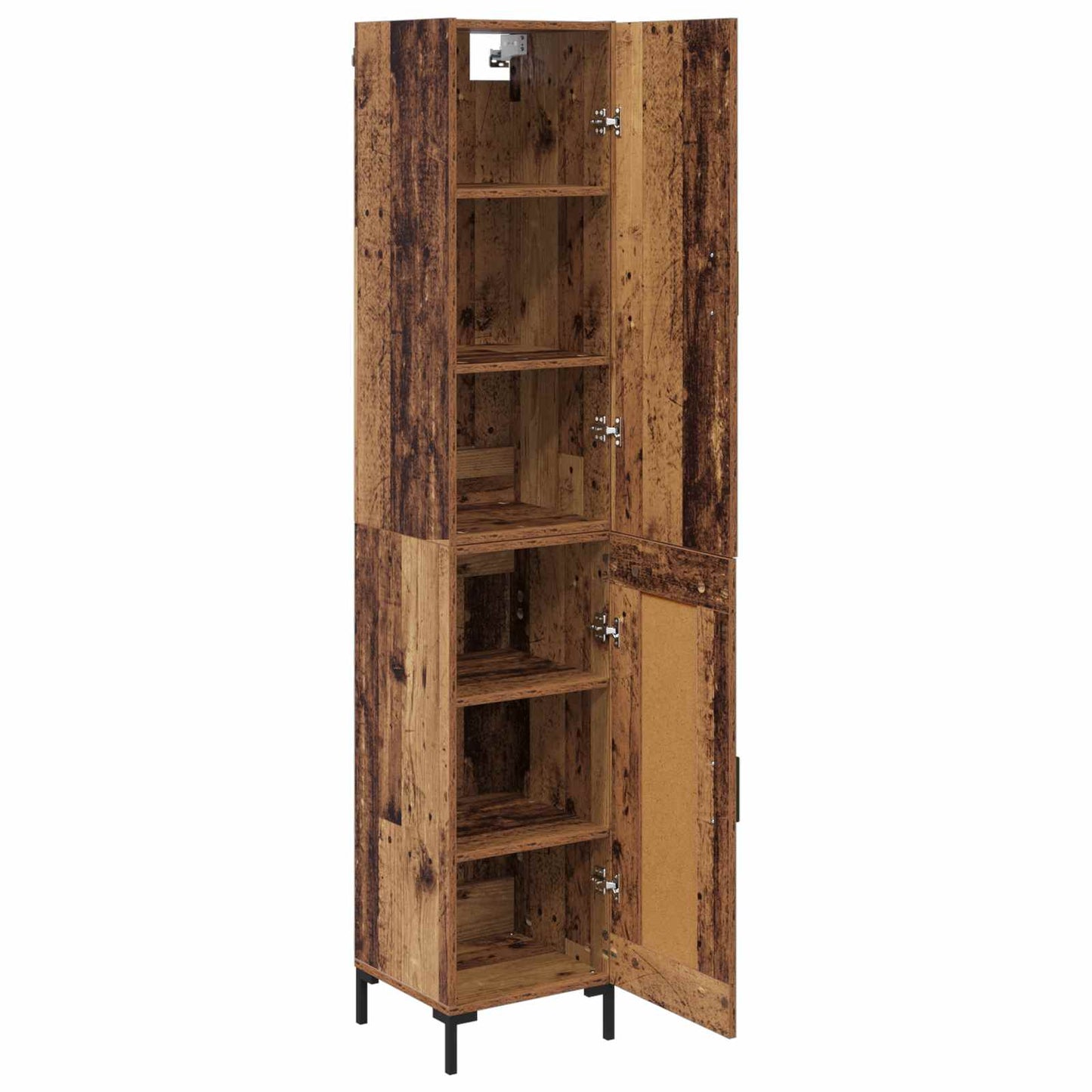 Highboard Gammelt træ 34,5 x 34 x 180 cm Konstrueret træ