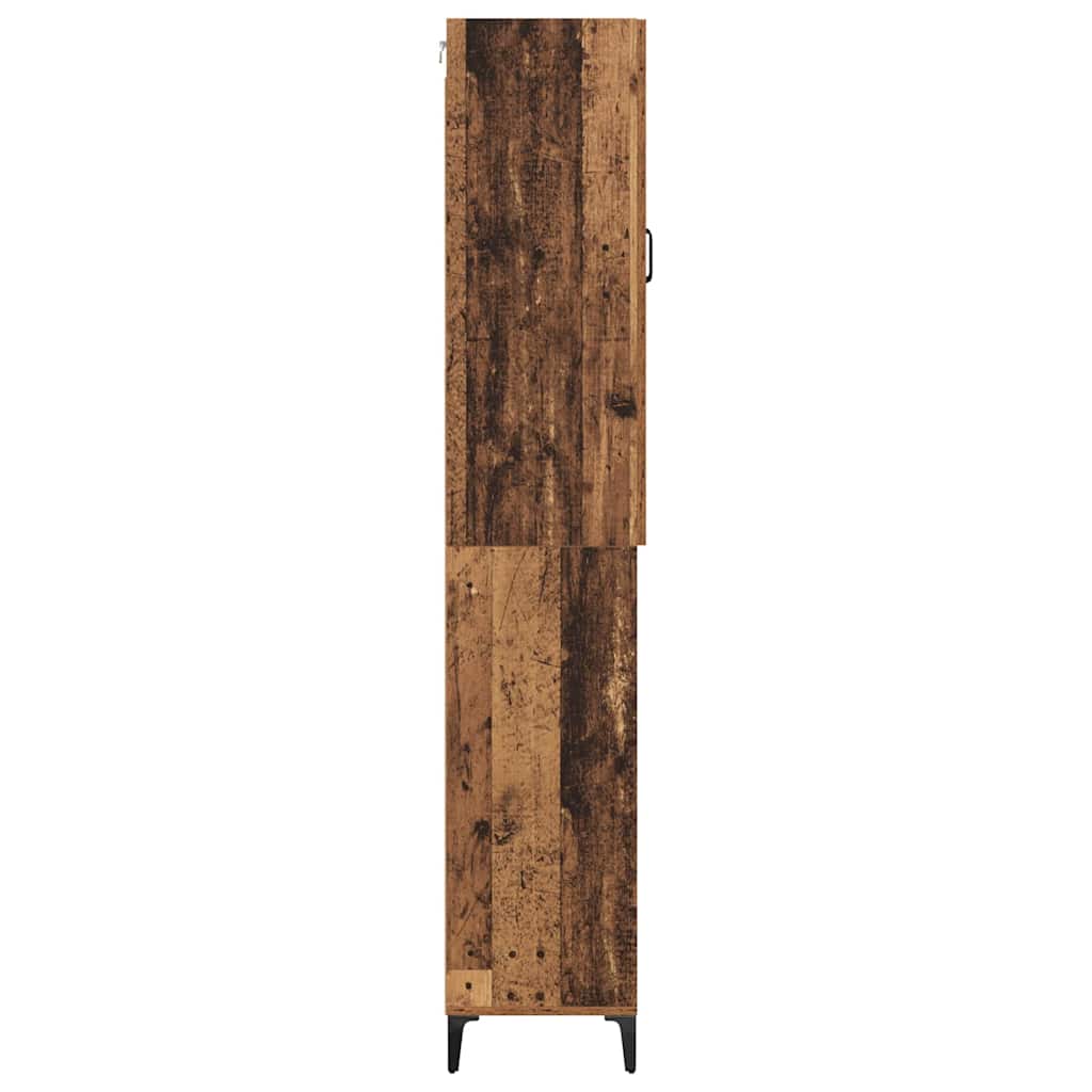 Highboard Gammelt træ 69,5 x 34 x 180 cm Konstrueret træ