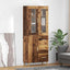 Highboard Gammelt træ 34,5 x 34 x 180 cm Konstrueret træ