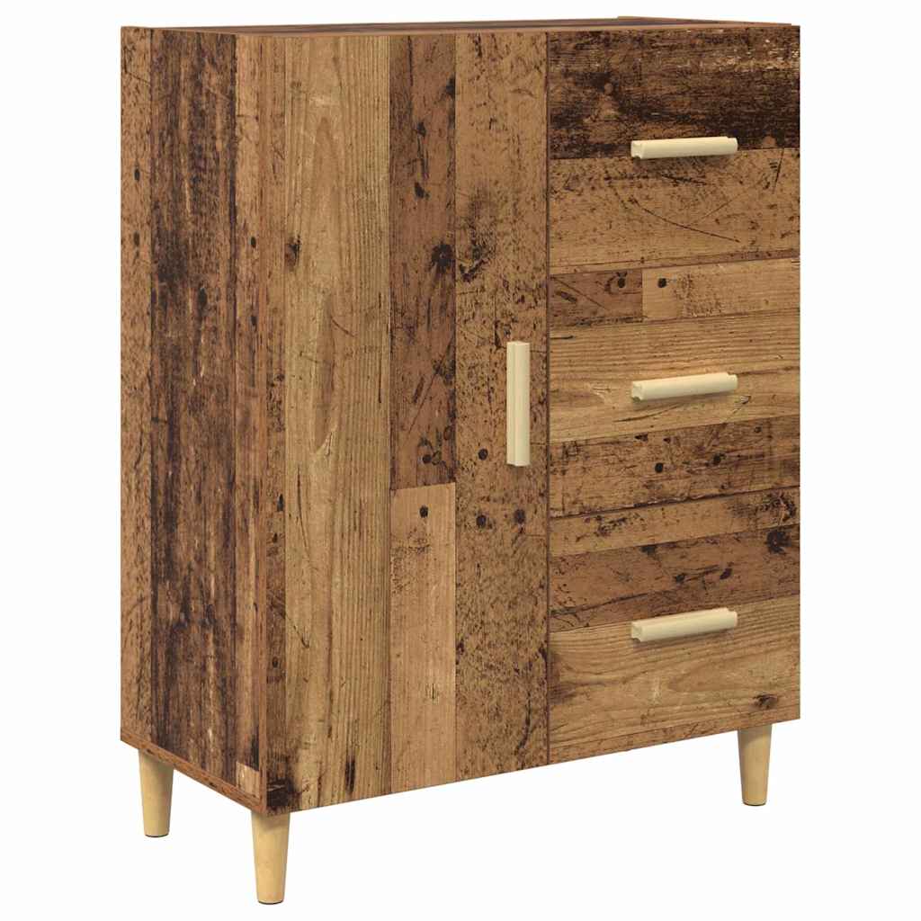 Highboard Gammelt træ 34,5 x 34 x 180 cm Konstrueret træ