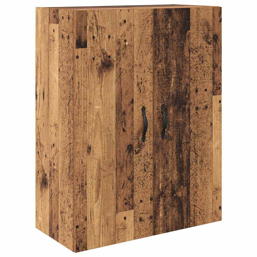 Highboard 2 stk. Gammelt træ 69,5 x 34 x 180 cm Konstrueret træ