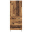 Highboard 2 stk. Gammelt træ 69,5 x 34 x 180 cm Konstrueret træ