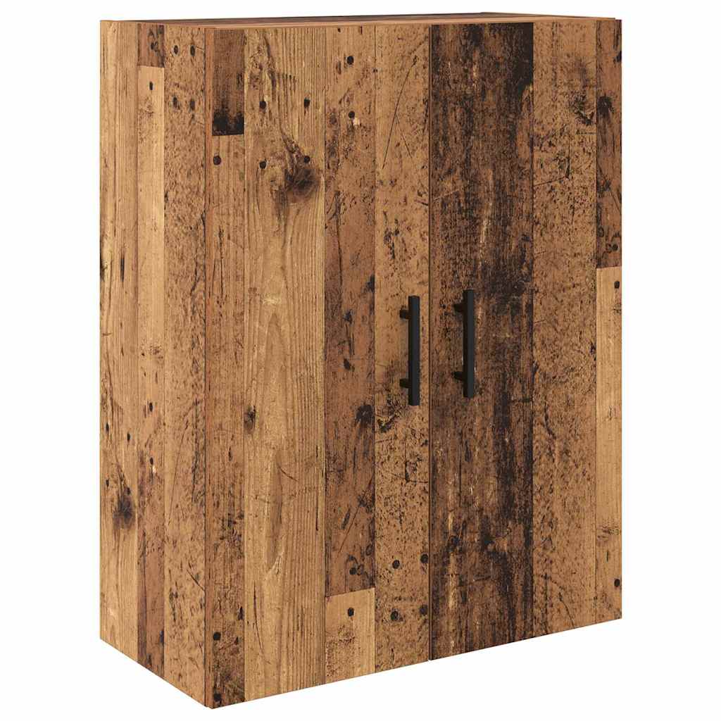 Highboard 2 stk. Gammelt træ 69,5 x 34 x 180 cm