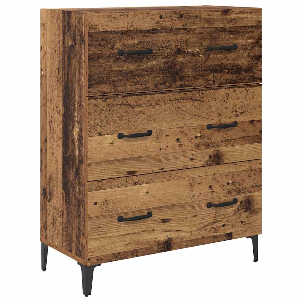 Highboard Gammelt træ 69,5 x 34 x 180 cm Konstrueret træ