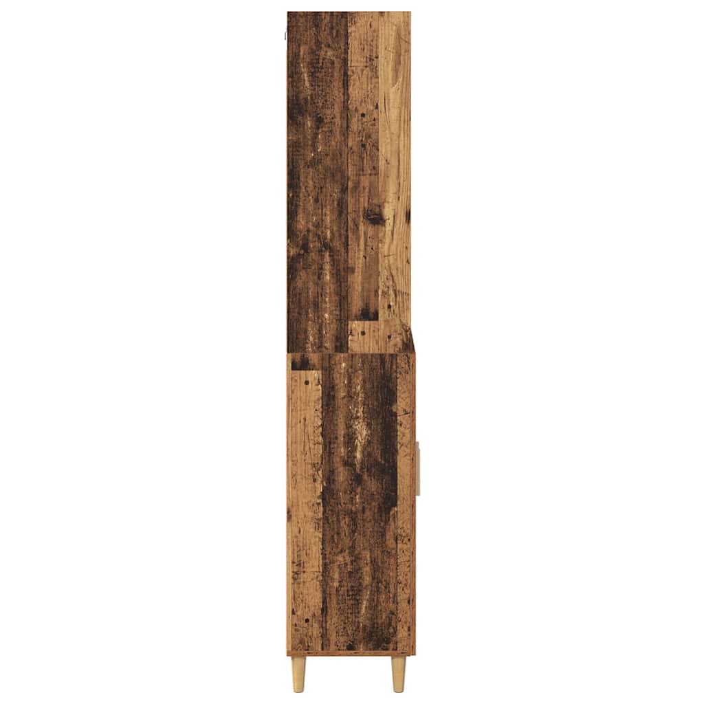 Highboard Gammelt træ 69,5 x 32,5 x 180 cm Konstrueret træ