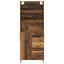 Highboard 2 stk. Gammelt træ 69,5 x 32,5 x 180 cm