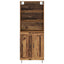 Highboard 2 stk. Gammelt træ 69,5 x 34 x 180 cm