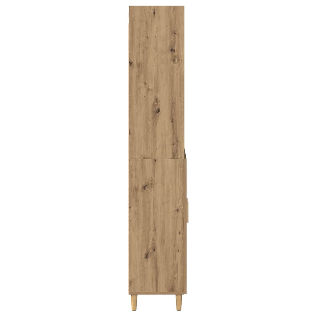 Highboard Artisan Egetræ 69,5 x 32,5 x 180 cm Konstrueret træ