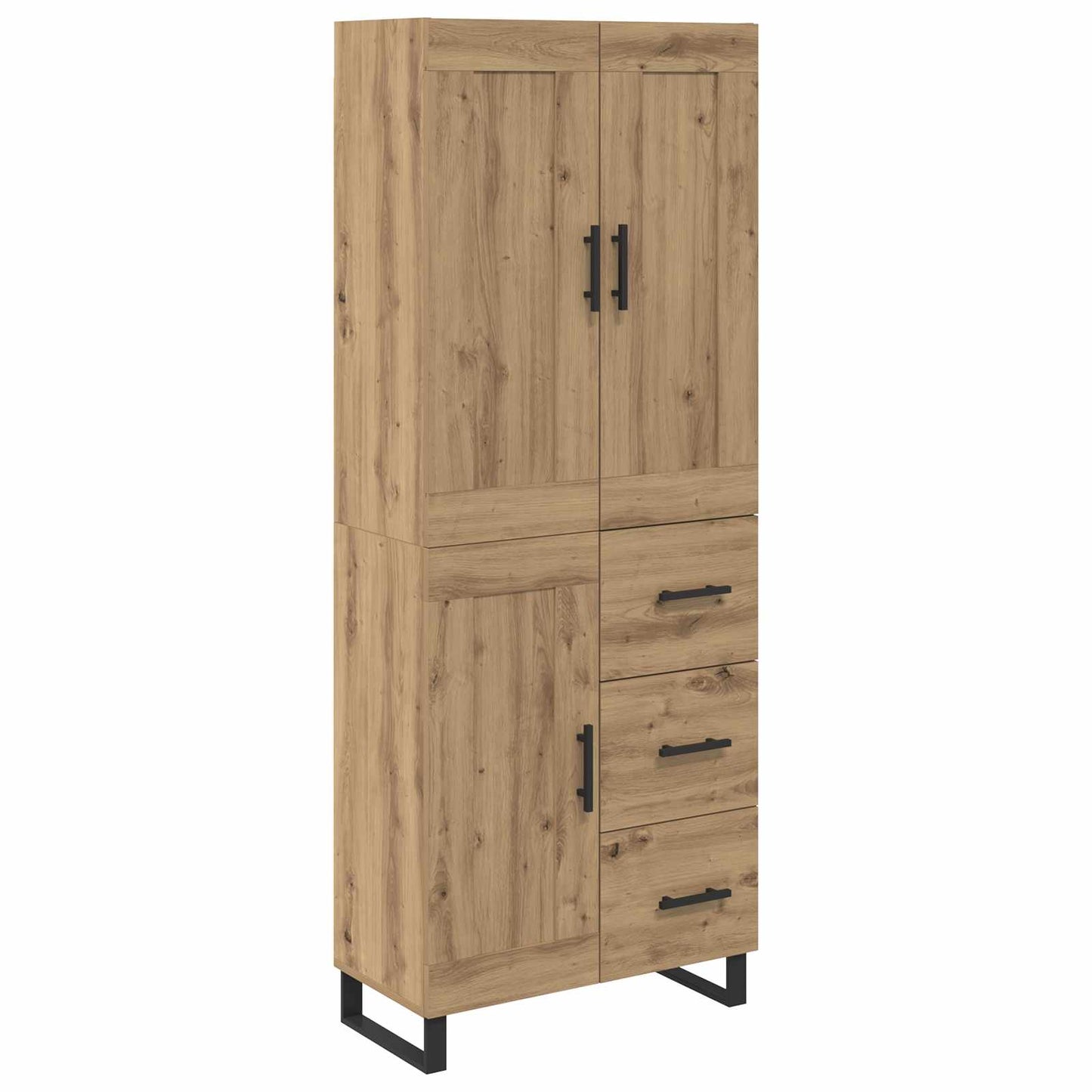 Highboard 2 stk. Artisan Egetræ 69,5 x 34 x 180 cm