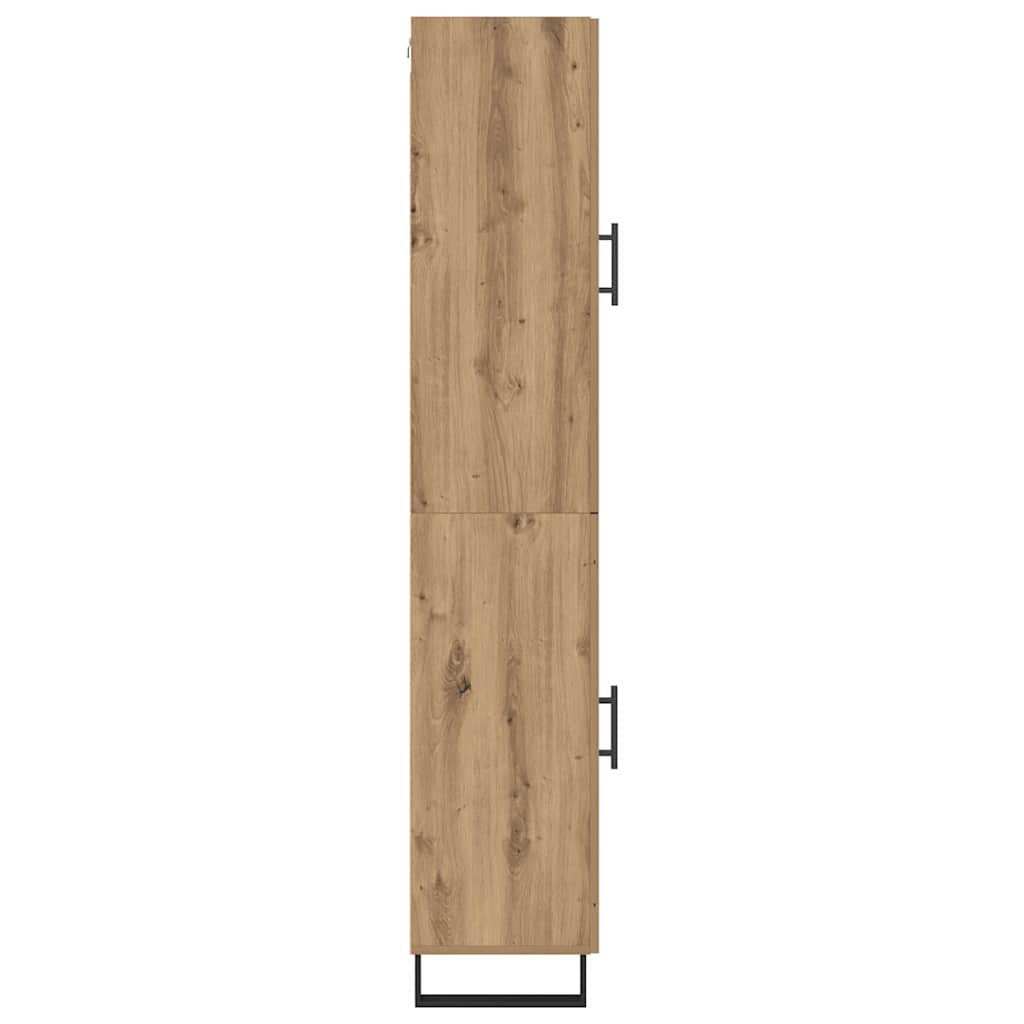 Highboard Artisan Egetræ 34,5 x 34 x 180 cm Konstrueret træ