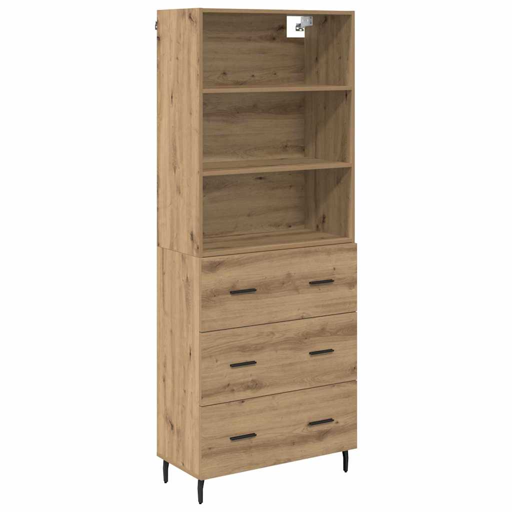 Highboard 2 stk. Artisan Egetræ 69,5 x 32,5 x 180 cm