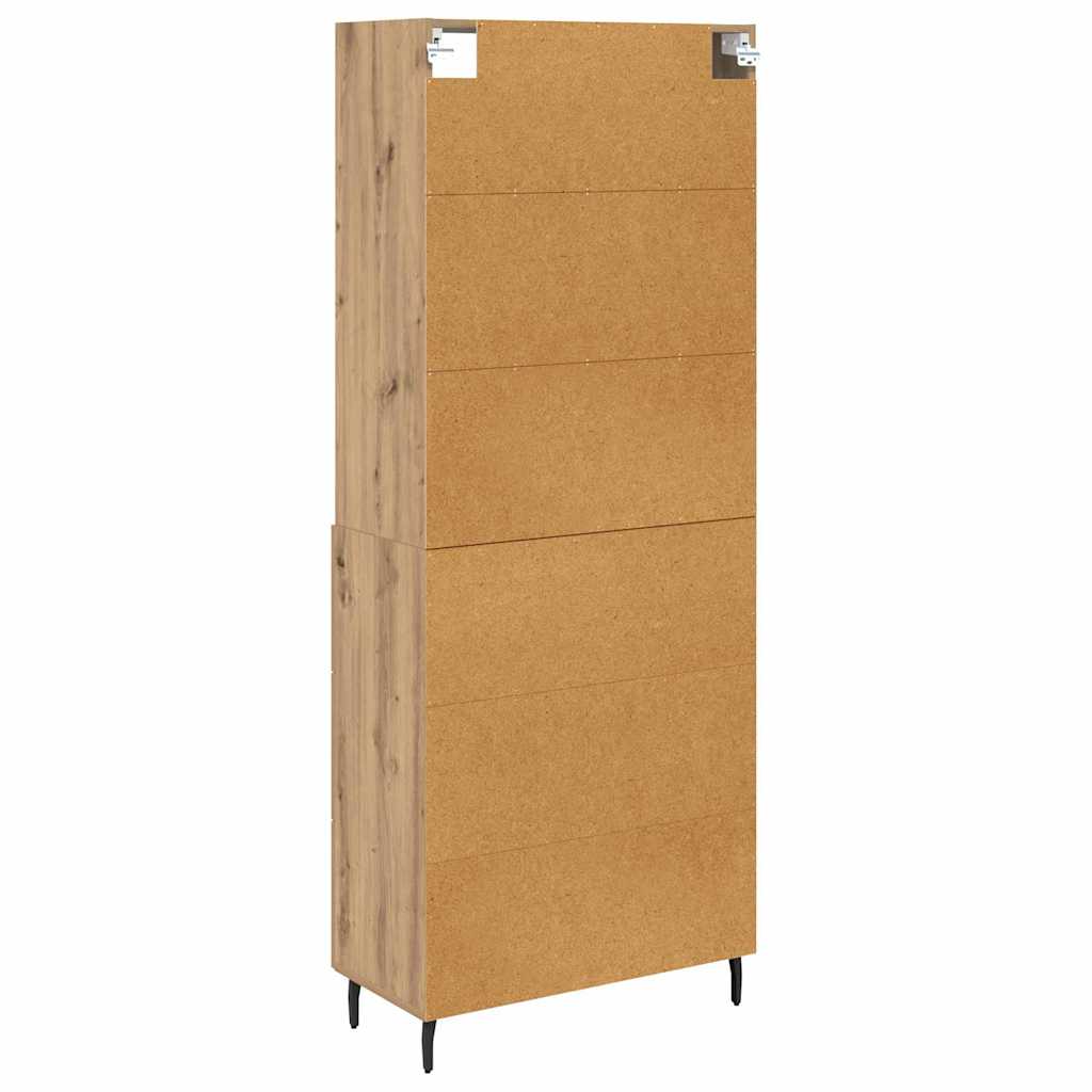 Highboard 2 stk. Artisan Egetræ 69,5 x 32,5 x 180 cm