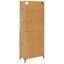 Highboard Artisan Egetræ 69,5 x 34 x 180 cm Konstrueret træ