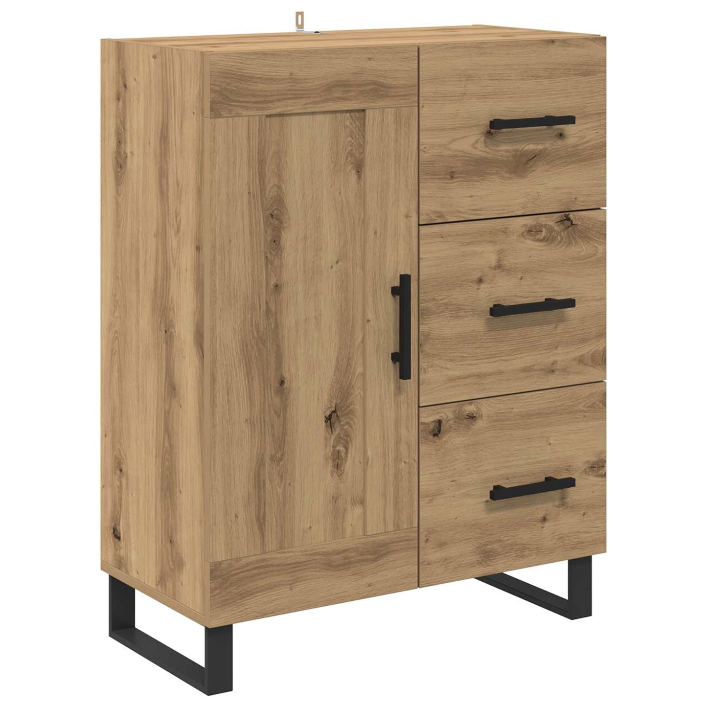 Highboard 2 stk. Artisan Egetræ 69,5 x 34 x 180 cm