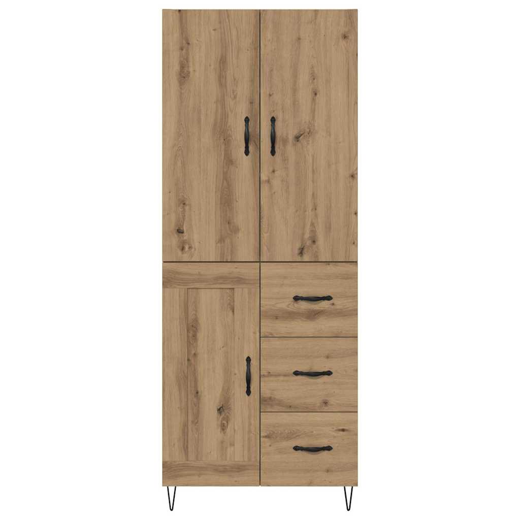 Highboard 2 stk. Artisan Egetræ 69,5 x 34 x 180 cm