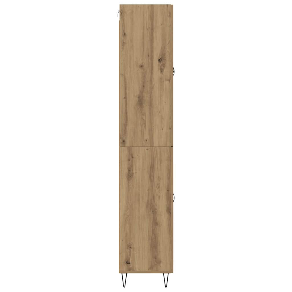 Highboard 2 stk. Artisan Egetræ 69,5 x 34 x 180 cm