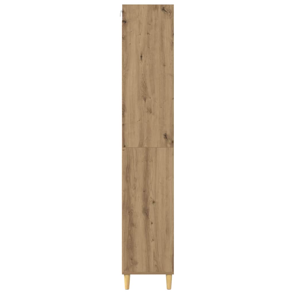 Highboard Artisan Egetræ 69,5 x 32,5 x 180 cm Konstrueret træ