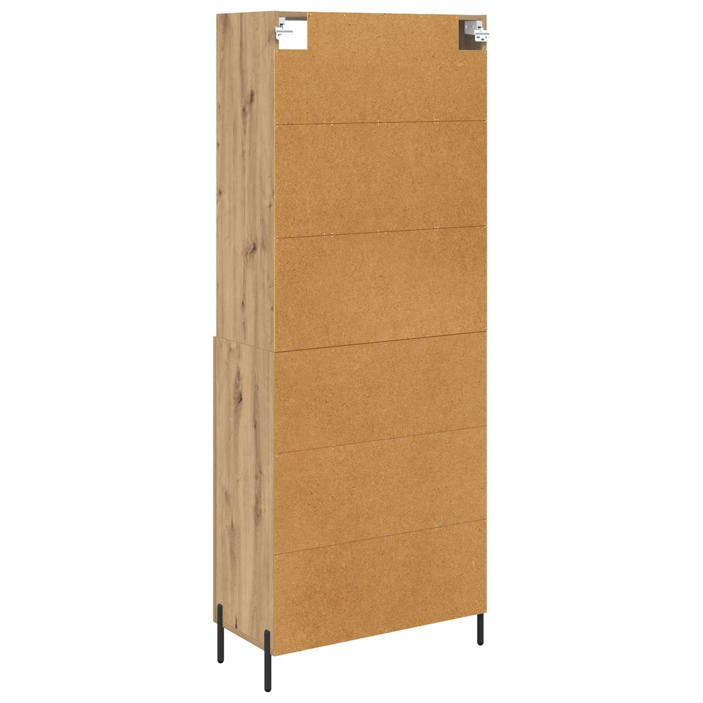 Highboard Artisan Egetræ 69,5 x 32,5 x 180 cm Konstrueret træ