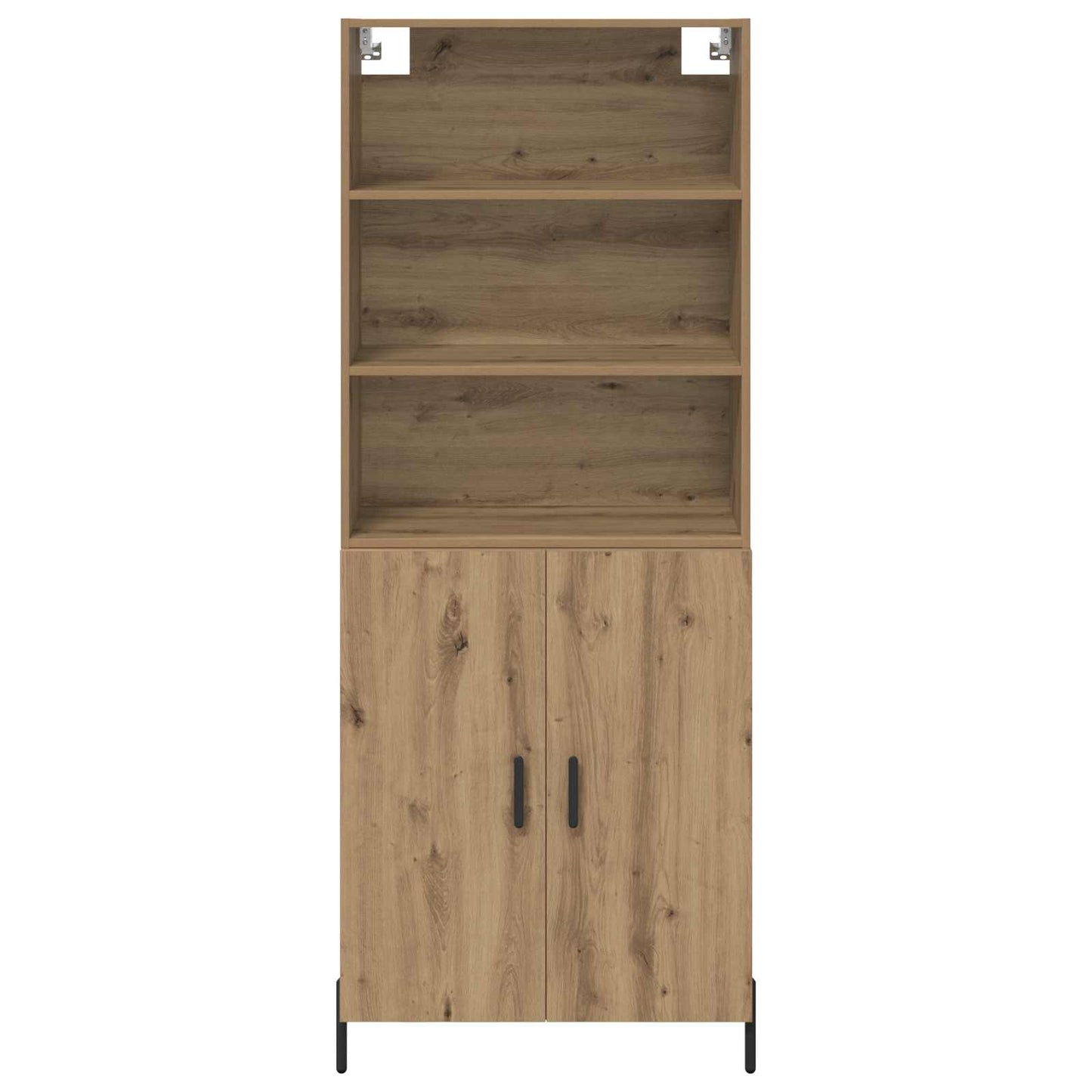 Highboard Artisan Egetræ 69,5 x 32,5 x 180 cm Konstrueret træ