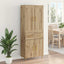 Highboard Artisan Egetræ 69,5 x 34 x 180 cm Konstrueret træ