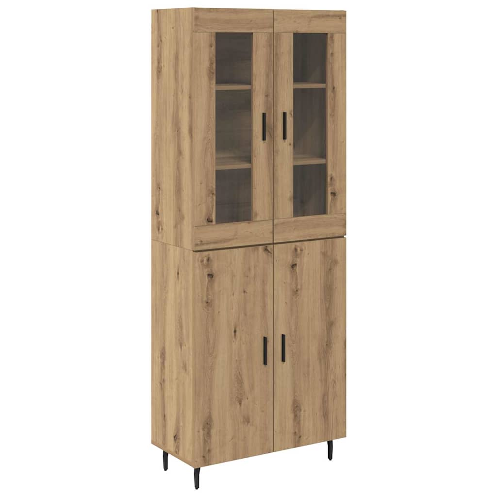 Highboard 2 stk. Artisan Egetræ 69,5 x 34 x 180 cm