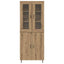 Highboard 2 stk. Artisan Egetræ 69,5 x 34 x 180 cm