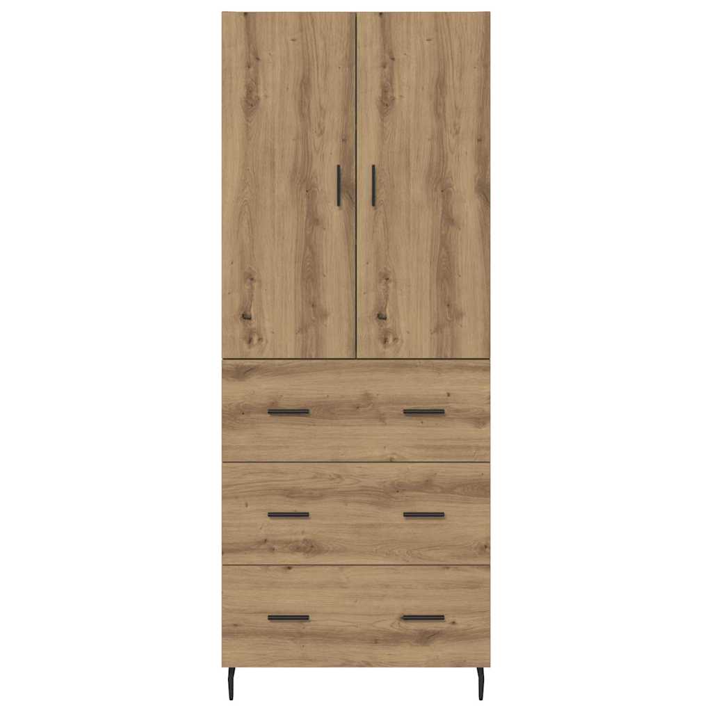 Highboard 2 stk. Artisan Egetræ 69,5 x 34 x 180 cm