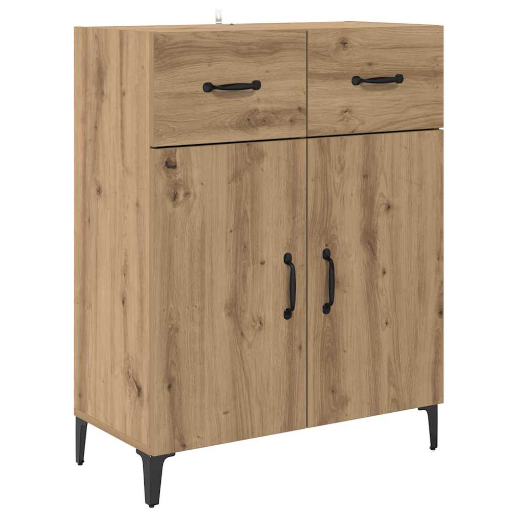 Highboard Artisan Egetræ 69,5 x 34 x 180 cm Konstrueret træ