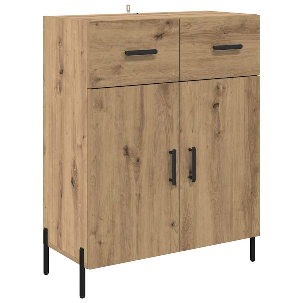 Highboard Artisan Egetræ 69,5 x 32,5 x 180 cm Konstrueret træ