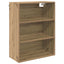 Highboard Artisan Egetræ 69,5 x 32,5 x 180 cm Konstrueret træ