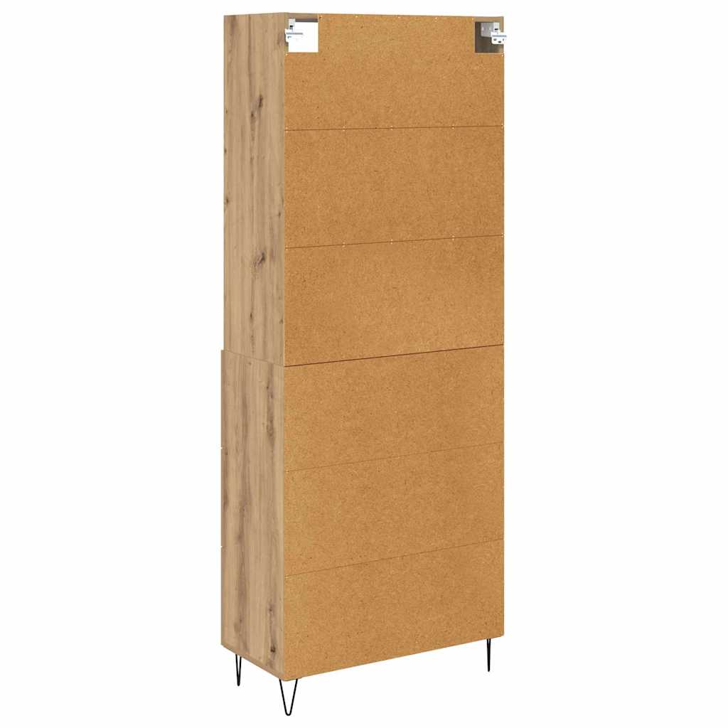 Highboard 2 stk. Artisan Egetræ 69,5 x 34 x 180 cm