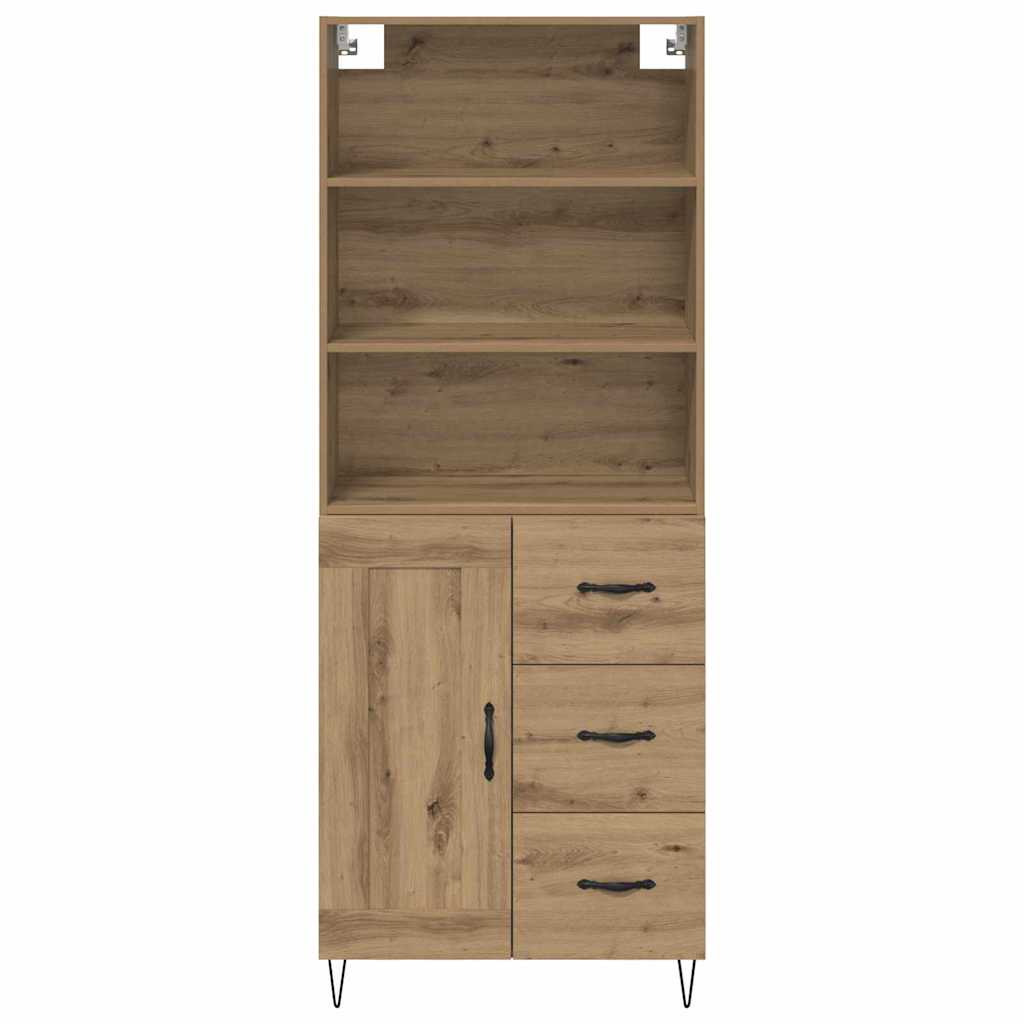 Highboard 2 stk. Artisan Egetræ 69,5 x 34 x 180 cm