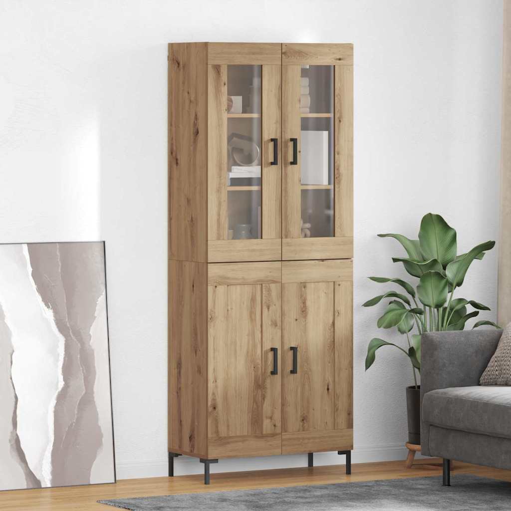 Highboard 2 stk. Artisan Egetræ 69,5 x 34 x 180 cm