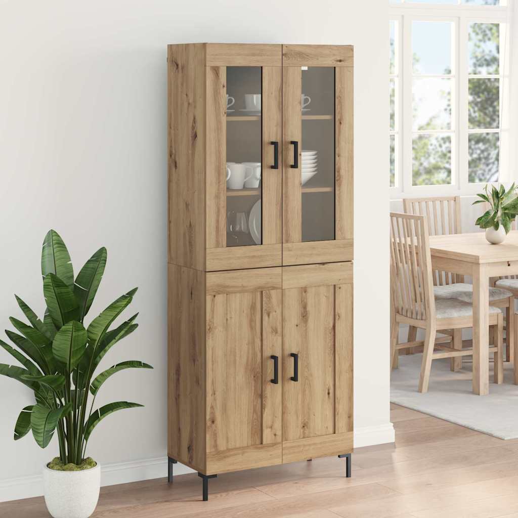 Highboard 2 stk. Artisan Egetræ 69,5 x 34 x 180 cm