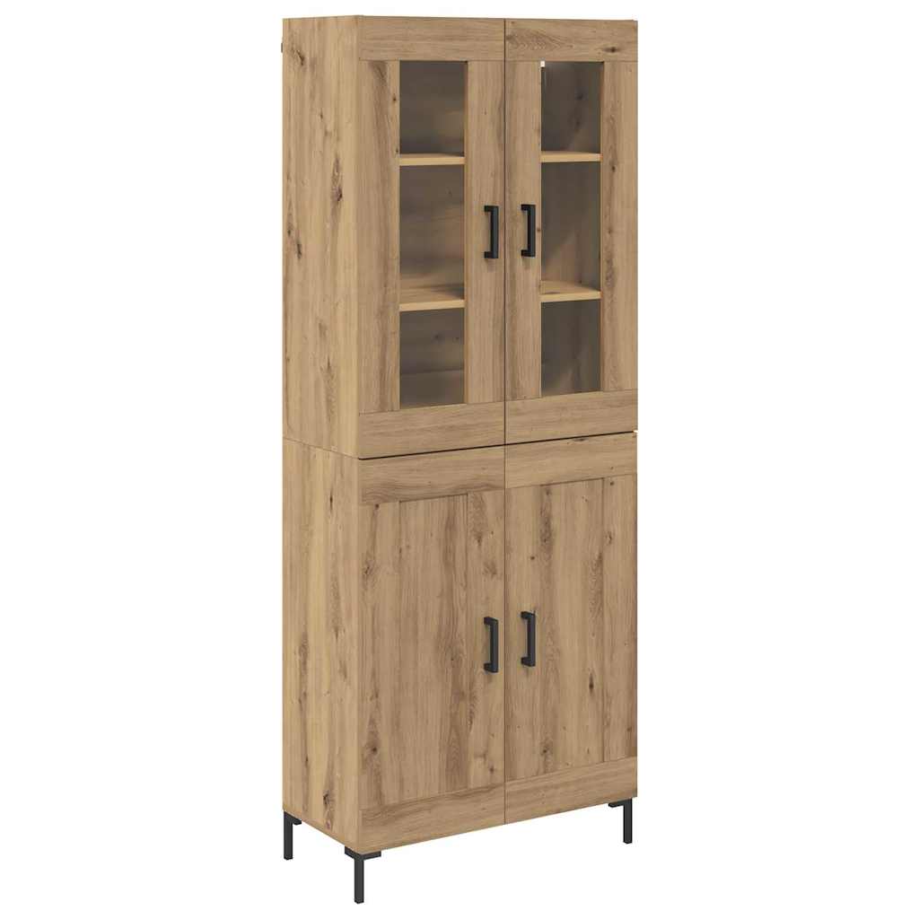Highboard 2 stk. Artisan Egetræ 69,5 x 34 x 180 cm