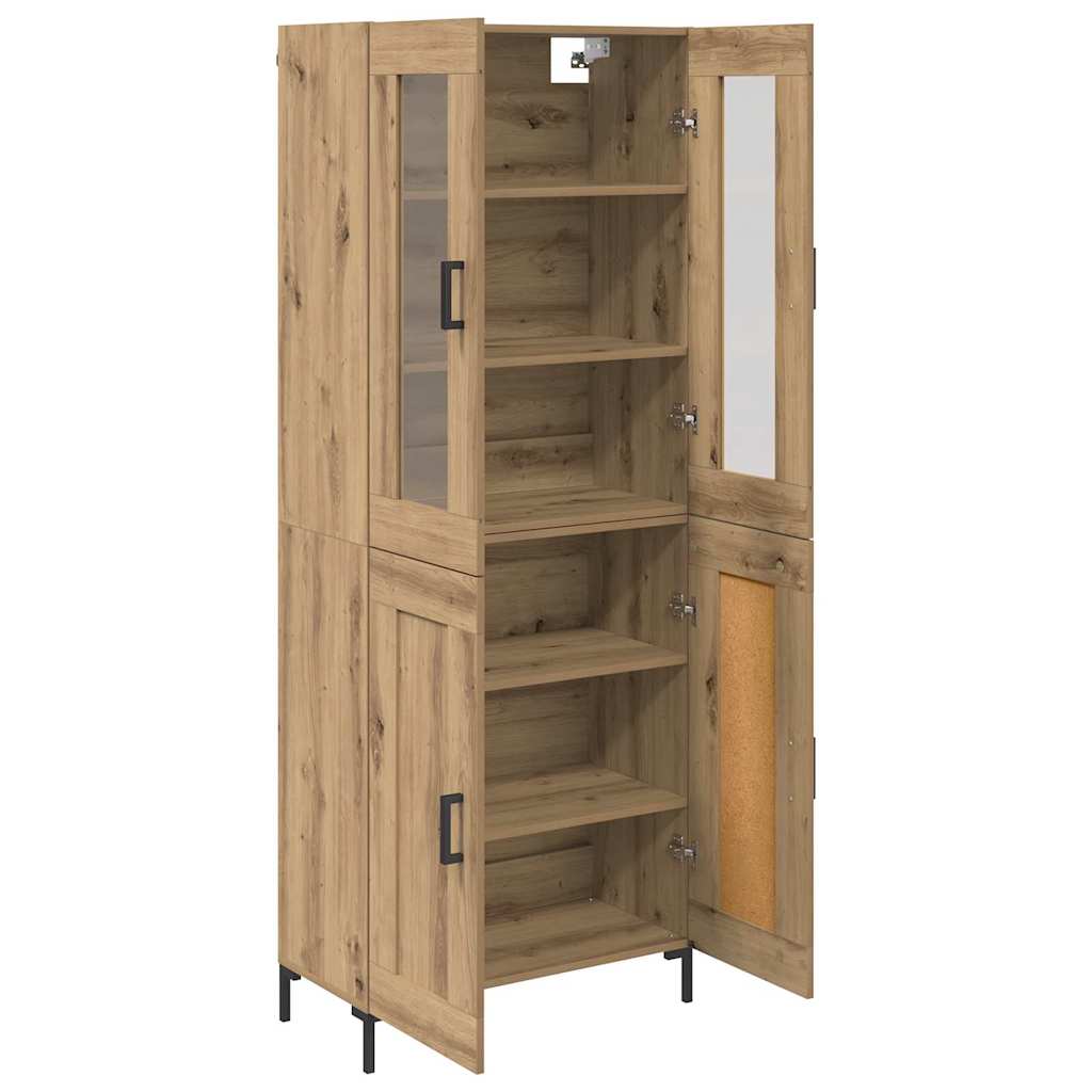 Highboard 2 stk. Artisan Egetræ 69,5 x 34 x 180 cm