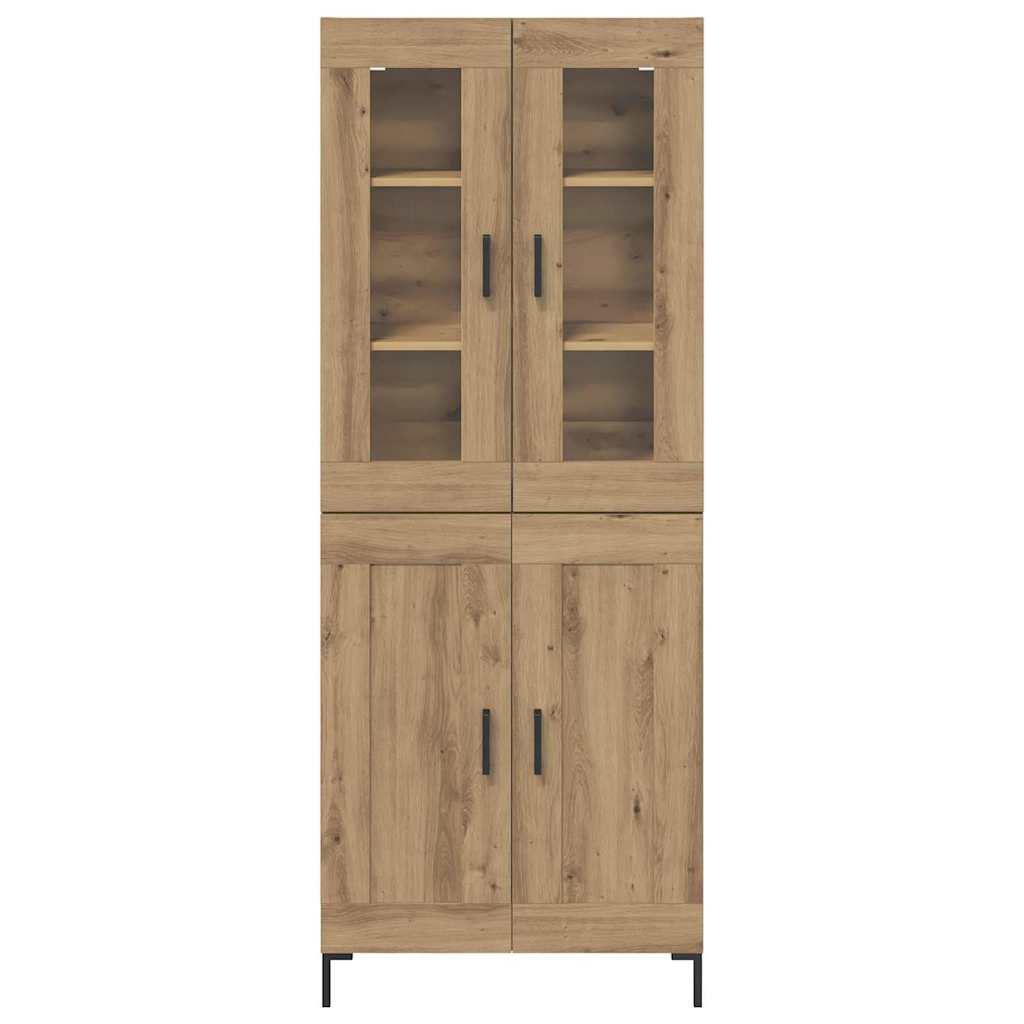 Highboard 2 stk. Artisan Egetræ 69,5 x 34 x 180 cm