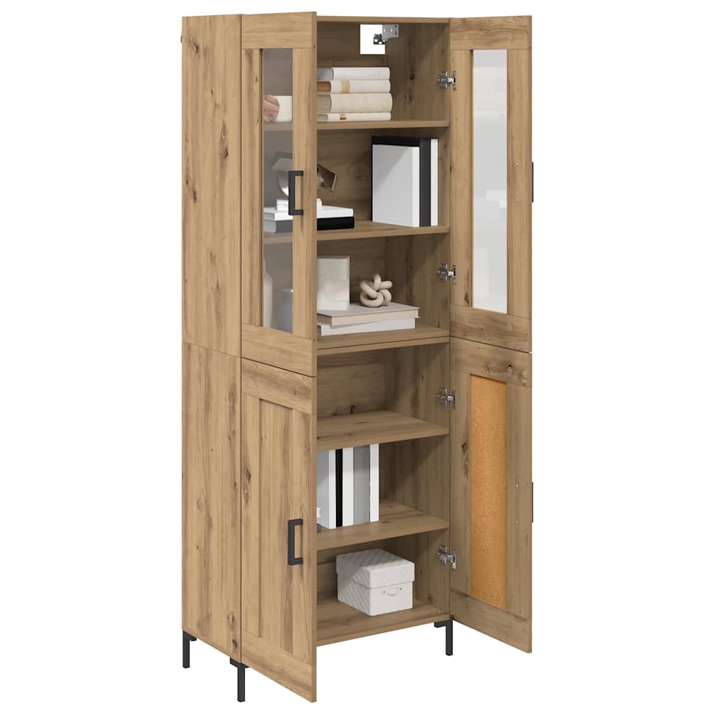 Highboard 2 stk. Artisan Egetræ 69,5 x 34 x 180 cm