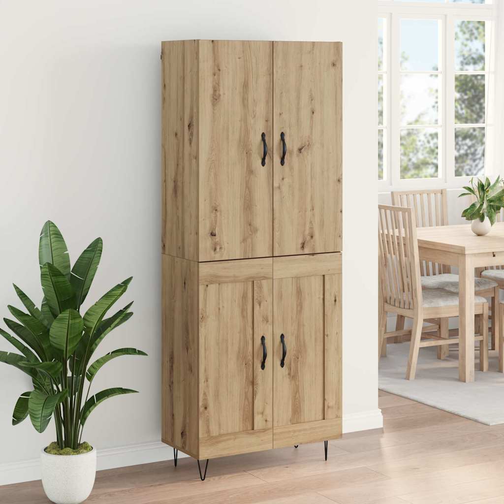 Highboard 2 stk. Artisan Egetræ 69,5 x 34 x 180 cm
