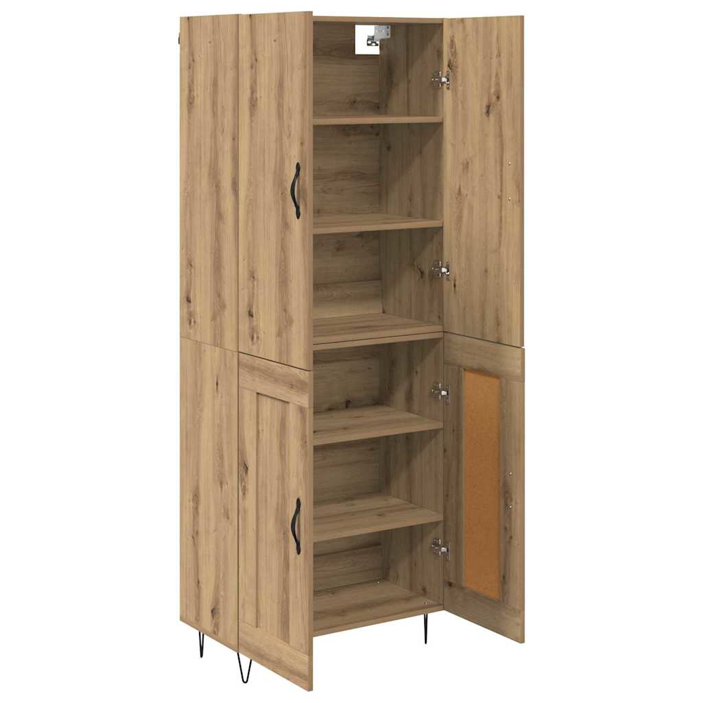 Highboard 2 stk. Artisan Egetræ 69,5 x 34 x 180 cm