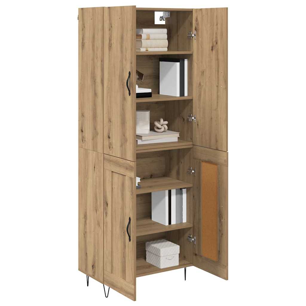 Highboard 2 stk. Artisan Egetræ 69,5 x 34 x 180 cm