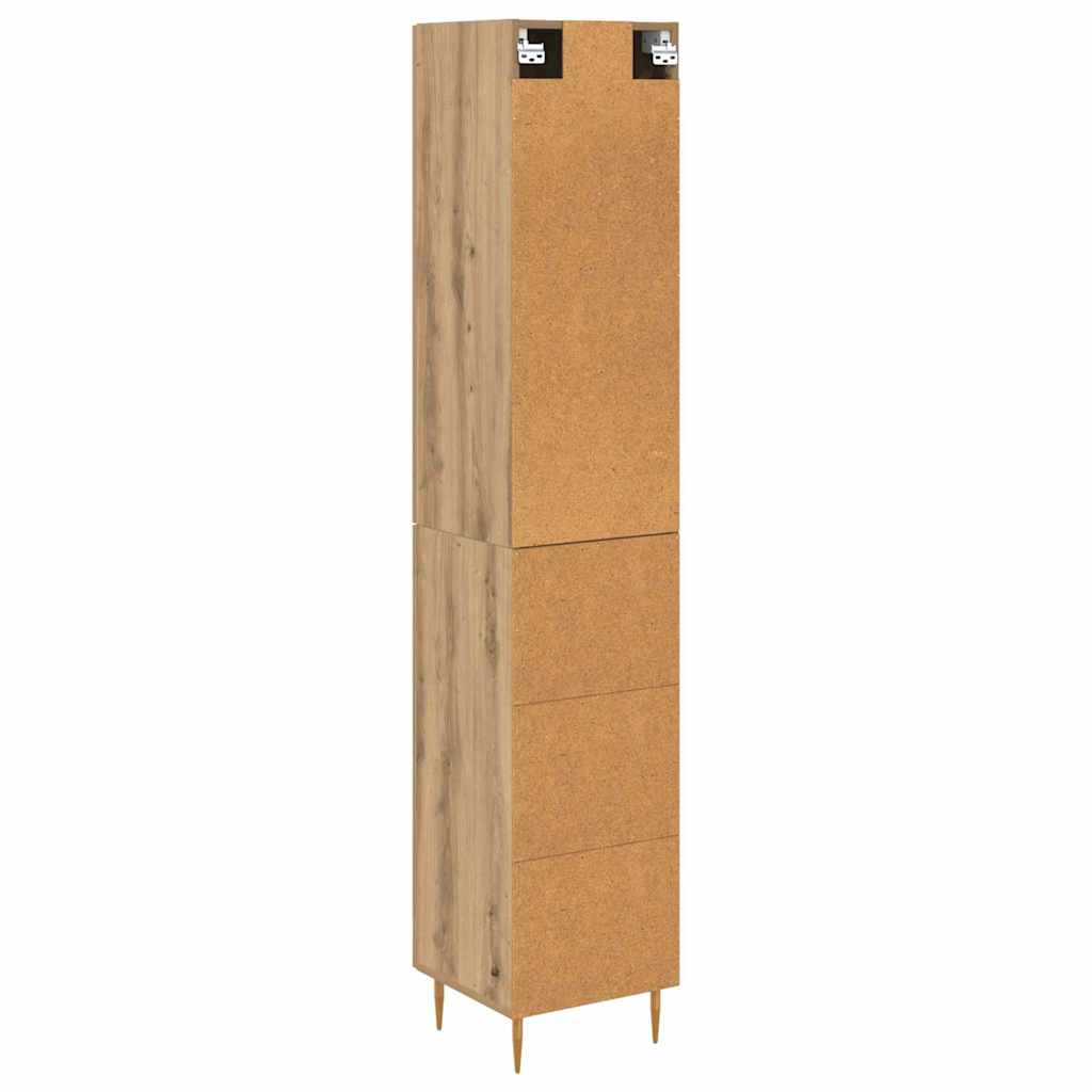 Highboard 2 stk. Artisan Egetræ 34,5 x 34 x 180 cm